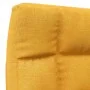 Tumbona de suelo plegable de tela amarillo mostaza de vidaXL, Sillas de suelo - Ref: Foro24-336591, Precio: 73,87 €, Descuent...