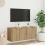 Mueble para TV de pared roble artisian 100x30x41 cm