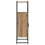 Armario de baño madera ingeniería roble artisan 33x33x120,5 cm