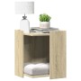 Mueble arenero para gatos madera roble Sonoma 42x42x51 cm en Mobiliario para gatos | Comprar online en Foro24