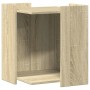 Mueble arenero para gatos madera roble Sonoma 42x42x51 cm