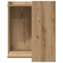 Mueble arenero para gatos madera roble artisian 42x42x51 cm
