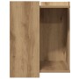 Mueble arenero para gatos madera roble artisian 42x42x51 cm