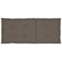 Gartenstühle 2 Einheiten mit taupefarbenen Kissen aus massivem Teakholz von vidaXL, Gartenstühle - Ref: Foro24-3062384, Preis...