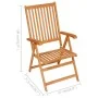 Garden chairs 2 units with taupe cushions solid teak wood by vidaXL, Garden chairs - Ref: Foro24-3062384, Price: 278,86 €, Di...
