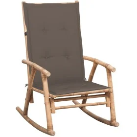 Schaukelstuhl mit Bambuskissen von vidaXL, Gartenstühle - Ref: Foro24-3063911, Preis: 151,13 €, Rabatt: %
