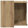 Mueble arenero para gatos madera roble artisian 53x53x51 cm