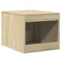 Mueble arenero para gatos madera roble Sonoma 47x59x42 cm
