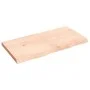 Untreated solid oak wood table top 120x60x(2-6) cm by vidaXL, Table tops - Ref: Foro24-3156313, Price: 101,71 €, Discount: %