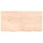 Untreated solid oak wood table top 120x60x(2-6) cm by vidaXL, Table tops - Ref: Foro24-3156313, Price: 101,71 €, Discount: %