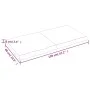 Tischplatte aus unbehandeltem massivem Eichenholz, 120 x 60 x (2–6) cm von vidaXL, Tischplatten - Ref: Foro24-3156313, Preis:...