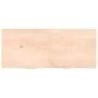 Massivholz Eichenholz unbehandelter Tischplatte 120x50x(2-4) cm von vidaXL, Tischplatten - Ref: Foro24-3156310, Preis: 74,04 ...