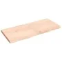 Massivholz Eichenholz unbehandelter Tischplatte 140x60x(2-6) cm von vidaXL, Tischplatten - Ref: Foro24-3156319, Preis: 115,00...