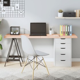 Untreated solid oak wood table top 160x50x(2-4) cm by vidaXL, Table tops - Ref: Foro24-3156322, Price: 96,34 €, Discount: %