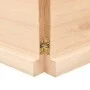 Tischplatte aus unbehandeltem massivem Eichenholz, 160 x 50 x (2–4) cm von vidaXL, Tischplatten - Ref: Foro24-3156322, Preis:...