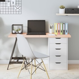 Solid untreated oak wood table top 120x60x(2-4) cm by vidaXL, Table tops - Ref: Foro24-3156312, Price: 85,83 €, Discount: %