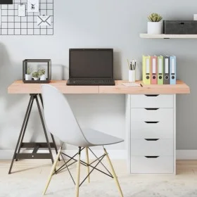 Untreated solid oak wood table top 140x40x(2-6) cm by vidaXL, Table tops - Ref: Foro24-3156315, Price: 85,53 €, Discount: %