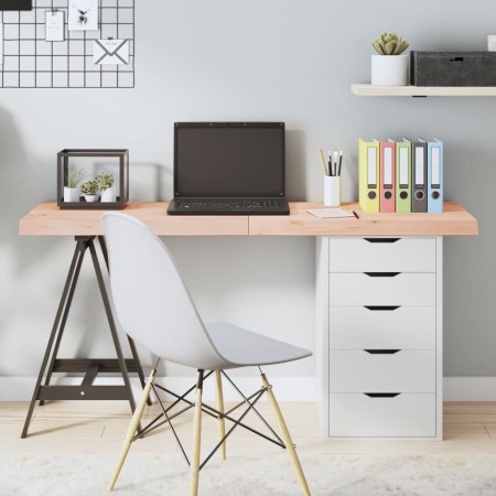 Untreated solid oak wood table top 140x40x(2-6) cm by vidaXL, Table tops - Ref: Foro24-3156315, Price: 86,58 €, Discount: %