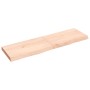 Untreated solid oak wood table top 140x40x(2-6) cm by vidaXL, Table tops - Ref: Foro24-3156315, Price: 86,58 €, Discount: %