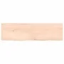 Tischplatte aus unbehandeltem massivem Eichenholz, 140 x 40 x (2–6) cm von vidaXL, Tischplatten - Ref: Foro24-3156315, Preis:...