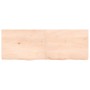 Untreated solid oak wood table top 140x50x(2-6) cm by vidaXL, Table tops - Ref: Foro24-3156317, Price: 102,80 €, Discount: %