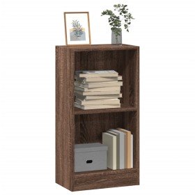 Estantería madera de ingeniería marrón roble 40x24x76 cm en Librerías y estanterías | Comprar online en Foro24