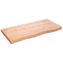 Oak wood table top treated in light brown, 100x50x(2-6) cm by vidaXL, Table tops - Ref: Foro24-3156367, Price: 87,48 €, Disco...