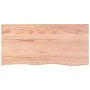 Oak wood table top treated in light brown, 100x50x(2-6) cm by vidaXL, Table tops - Ref: Foro24-3156367, Price: 87,48 €, Disco...