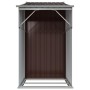 Brauner Gartenschuppen aus verzinktem Stahl, 277 x 93 x 179 cm von vidaXL, Schuppen - Ref: Foro24-364520, Preis: 283,31 €, Ra...