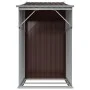Cobertizo de jardín acero galvanizado marrón 277x93x179 cm de vidaXL, Cobertizos - Ref: Foro24-364520, Precio: 266,39 €, Desc...