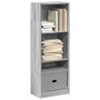 Estantería de madera de ingeniería gris Sonoma 40x24x109 cm en Librerías y estanterías | Comprar online en Foro24