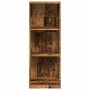 Estantería madera de ingeniería color envejecido 40x24x109 cm