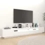 TV-Möbel mit LED-Leuchten Weiß 260x35x40 cm von vidaXL, TV-Möbel - Ref: Foro24-3081915, Preis: 188,20 €, Rabatt: %