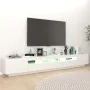 TV-Möbel mit LED-Leuchten Weiß 260x35x40 cm von vidaXL, TV-Möbel - Ref: Foro24-3081915, Preis: 188,20 €, Rabatt: %
