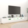 TV-Möbel mit LED-Leuchten Weiß 260x35x40 cm von vidaXL, TV-Möbel - Ref: Foro24-3081915, Preis: 196,79 €, Rabatt: %