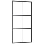 Puerta corredera con herrajes ESG vidrio y aluminio 102x205 cm de vidaXL, Puertas - Ref: Foro24-3081949, Precio: 276,45 €, De...