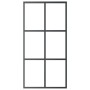 Puerta corredera con herrajes ESG vidrio y aluminio 102x205 cm de vidaXL, Puertas - Ref: Foro24-3081949, Precio: 276,45 €, De...