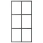 Puerta corredera con herrajes ESG vidrio y aluminio 102x205 cm de vidaXL, Puertas - Ref: Foro24-3081949, Precio: 289,83 €, De...