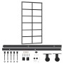 Schiebetür mit ESG-Glas und Aluminiumbeschlägen 102x205 cm von vidaXL, Türen - Ref: Foro24-3081961, Preis: 230,65 €, Rabatt: %