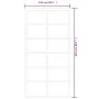 Sliding door with ESG glass and aluminum hardware 102x205 cm by vidaXL, Doors - Ref: Foro24-3081961, Price: 235,87 €, Discoun...