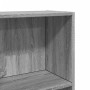 Estantería de madera de ingeniería gris Sonoma 40x24x143 cm