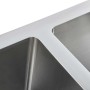 Fregadero de cocina hecho a mano acero inoxidable