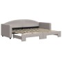 Sofá cama nido tela gris taupe 80x200 cm de vidaXL, Camas y somieres - Ref: Foro24-3197186, Precio: 249,15 €, Descuento: %