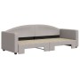 Sofá cama nido tela gris taupe 80x200 cm de vidaXL, Camas y somieres - Ref: Foro24-3197186, Precio: 249,15 €, Descuento: %