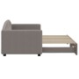 Sofá cama nido tela gris taupe 80x200 cm de vidaXL, Camas y somieres - Ref: Foro24-3197186, Precio: 249,15 €, Descuento: %