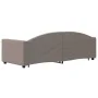 Trundle sofa bed taupe gray fabric 80x200 cm by vidaXL, Beds and slatted bases - Ref: Foro24-3197186, Price: 246,13 €, Discou...
