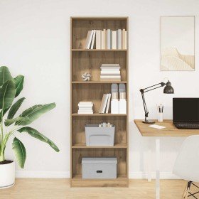 Librería Artisan Roble 60x24x176 cm Madera de ingeniería en Librerías y estanterías | Comprar online en Foro24
