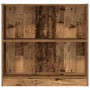 Estantería madera de ingeniería color envejecido 80x24x76 cm