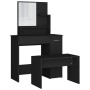 Schwarzes Schminktisch-Möbelset 86,5 x 35 x 136 cm von vidaXL, Schlafzimmerkommoden - Ref: Foro24-3114148, Preis: 104,74 €, R...