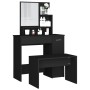 Schwarzes Schminktisch-Möbelset 86,5 x 35 x 136 cm von vidaXL, Schlafzimmerkommoden - Ref: Foro24-3114148, Preis: 104,74 €, R...
